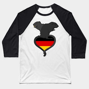 Gerbil Germany (dark) Baseball T-Shirt